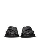 Dolce&Gabbana Men's Slippers And Clogs Leather Black