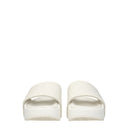 Y3 Yamamoto Ciabatta I Chodaki Adidas Damskie Skórzane Białe