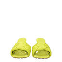 Bottega Veneta Women's Sandals Green/Kiwi Leather