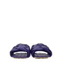 Bottega Veneta Women's Sandals And Clogs Purple Leather