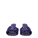 Bottega Veneta Women's Sandals Purple Leather