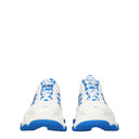Balenciaga Sneakers Adidas Triple S Women's Fabric White/Cyan