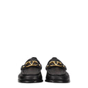 Valentino Garavani Men's Moccasins Black Leather