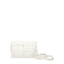 Bottega Veneta Cassette Pochette Women's White Leather