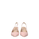 Stuart Weitzman Mujers Sandalias Ante Rosa/Bailarina