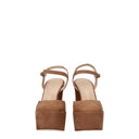 Stuart Weitzman Skyhi Women's Suede Sandals Beige/Cappuccino