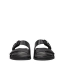 Valentino Garavani Men's Slippers And Clogs Black Leather