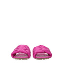 Bottega Veneta Women's Slippers And Clogs Fuchsia/Mauve Leather