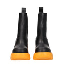 Bottega Veneta Women's Boots Leather Black/Mandarin