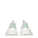 Alexander Mc Queen Herens Sneakers Groen/Aqua Leer