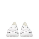 Los hombres de Givenchys Zapatillas de Tela Blanca