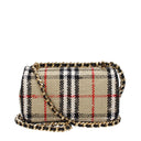 Burberry Women's Lola Shoulder Bag Beige Fabric