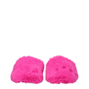 Balenciaga Women's Mules And Clogs Eco Fur Pink/Fluorescent Pink