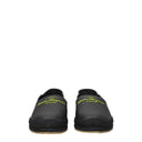 Salvatore Ferragamo Espadrillas Gus Mens Leather Black/Lime