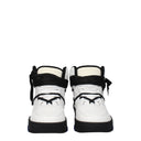 Saint Laurent Men's Sneakers White/Black Leather