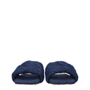 Bottega Veneta Lido Women's Slippers And Clogs Blue/Denim Fabric