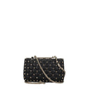 Valentino Garavani Women's Rockstud Spike Leather Handbag Black