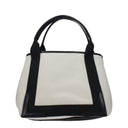 Balenciaga Women's Handbags Fabric Beige/Black