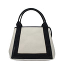 Balenciaga Women's Handbags Fabric Beige/Black