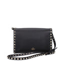 Valentino Garavani Women's Rockstud Leather Crossbody Bag Black