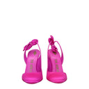 De Attico-vrouwens Satijnen fuchsia sandalen
