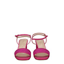 Christian Dior Women's Sandals Fabric Fuchsia