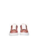 Alexander Mc Queen Gift Idea Sneakers Kids Women Glitter Pink/Gold Pink