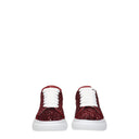 Alexander Mc Queen Gift Idea Sneakers Kids Women Glitter Red/Carnation