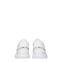 Alexander Mc Queen Gift Idea Sneakers Kids Men Leather White/Patchouli