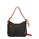 Pollini Mujers Bolsos De Hombro Pvc Negro/Lipstick