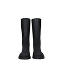 Burberry Mujers Botas de Goma Negras