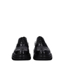 Męskie buty derby Dolce&Gabbana w kolorze czarnym, skórzane