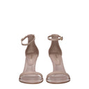 Burberry Mujers Sandalias Piel Beige/Almendra