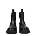 Burberry Chelsea Boots Herren Leder Schwarz