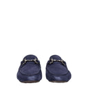 Salvatore Ferragamo Paris Eco Mokassins Herren Wildleder Blau/Marineblau