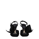 Salvatore Ferragamo Helena Women's Sandals Black Satin