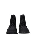 Alexander Mc Queen Men's Boots Black Leather