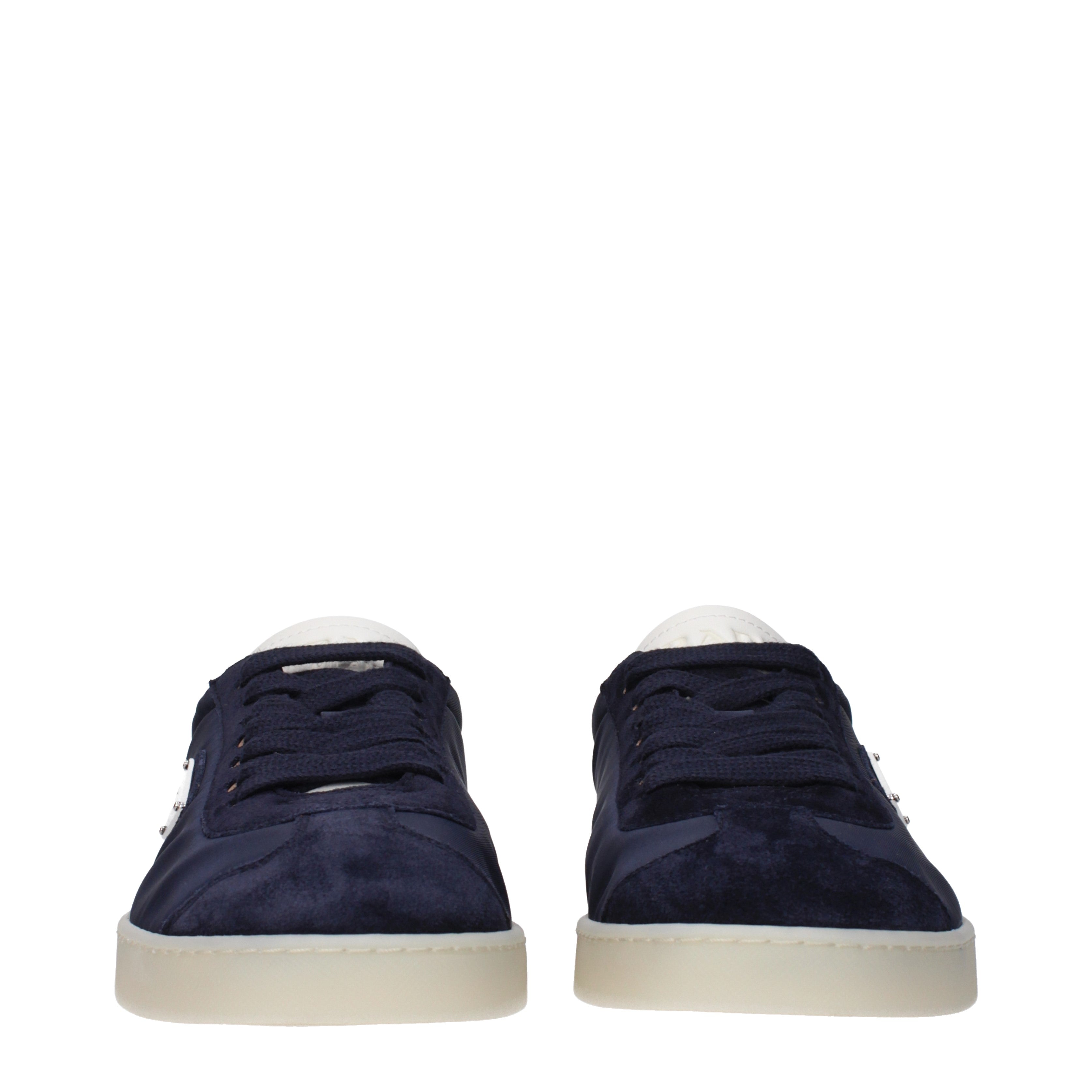 Prada Men's Sneakers Blue Fabric