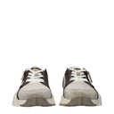 Fendi Sneakers Flow Men's Fabric Beige/Brown