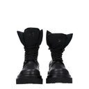 Vaqueros Versace Mujers Botas Poliuretano Negro