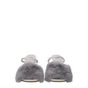 Fendi First Women's Sandals Mink Gray/Light Gray