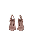 Valentino Garavani Women's Décolleté Satin Pink/Flesh Pink