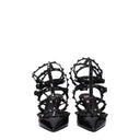 Valentino Garavani Women's Sandals Patent Black