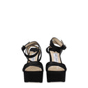 Jimmy Choo Gaia Women's Sandals Satin Black