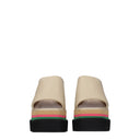 Stella Mc Cartney Women's Loafers And Clogs Eco Leather Beige/Sand