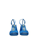 The Attico Piper Sandali Donna's Blu satinato/turchese
