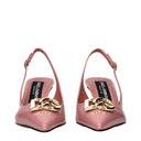 Dolce&Gabbana Women's Sandals Pink Patent Leather