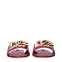 Dolce&Gabbana Women's Slides And Clogs Fuchsia Patent