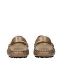 Tod's Gommino Loafers For Women Beige/Cappuccino Leather
