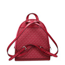 Michael Kors Women's Rhea Fabric Backpacks And Crossbody Bags Beige/Dark Raspberry
